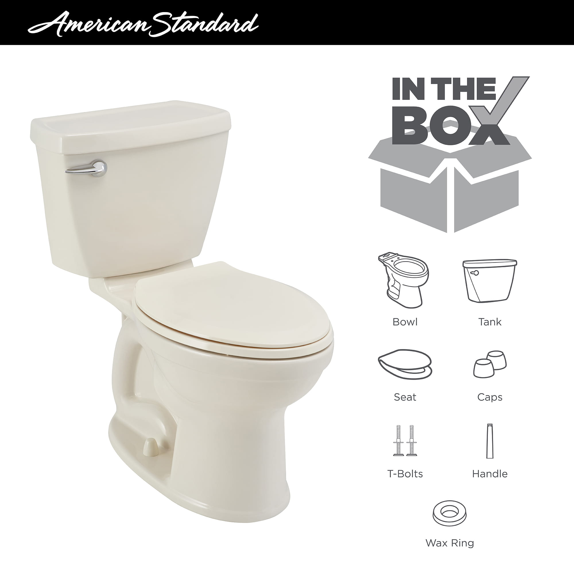 Champion 4 TwoPiece 1.28 gpf/4.8 Lpf Chair Height Elongated Toilet